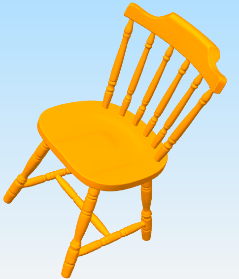 فایل سه بعدی صندلی لهستانی
