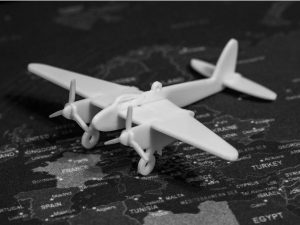 فایل سه بعدی پازل ماکت هواپیما ملخی DH-98