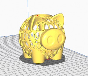 فایل سه بعدی قلک طرح خوک