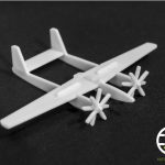 فایل stl پازل سه بعدی هواپیما XF-11