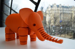 فایل سه بعدی مجسمه فیل