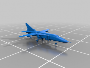 فایل سه بعدی هواپیمای جنگنده