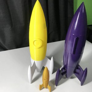 model rocket 3d model