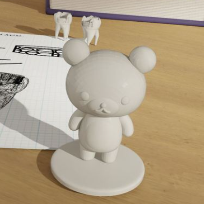 دانلود فایل سه بعدی خرس عروسکی