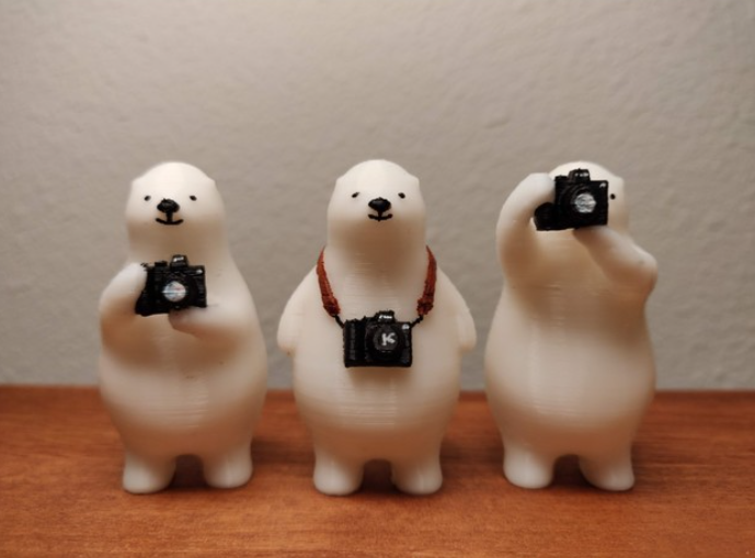 دانلود فایل سه بعدی خرسهای قطبی عکاس
