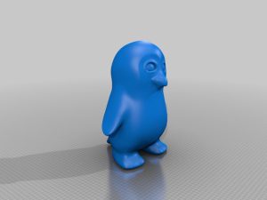 فایل سه بعدی قالب شمع مدل پنگوئن